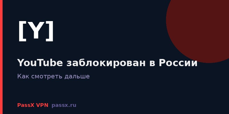 YouTube заблокирован в России